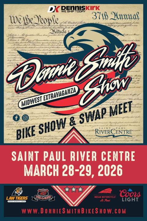 Donnie Smith Bike Show: March 28 - 29, 2026
