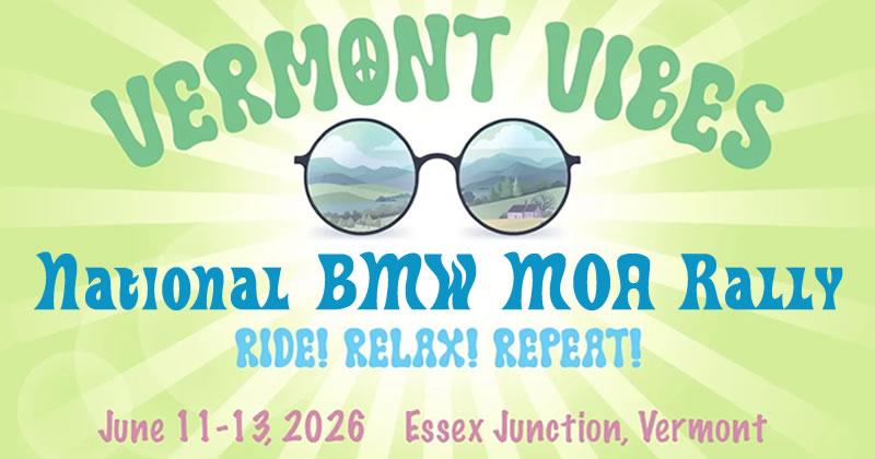 BMW MOA National Rally: June 11 - June 13, 2026