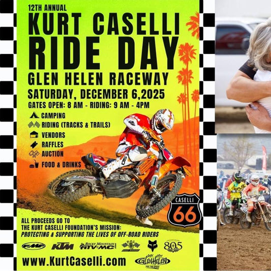 12th Annual Kurt Caselli Ride Day: December 6, 2025