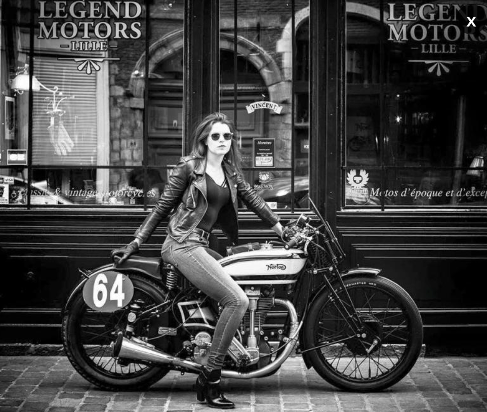 Vintage and antique motorcycles on display at the 34th Chicagoland Vintage + Antique Motorcycle Show in Villa Park, Illinois.