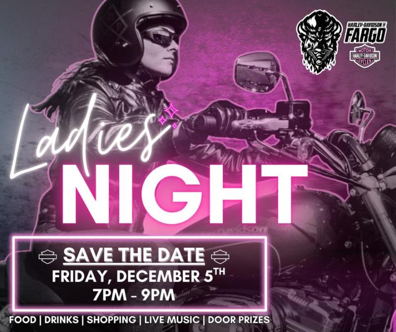Ladies Night @ Harley Davidson of Fargo: December 5, 2025