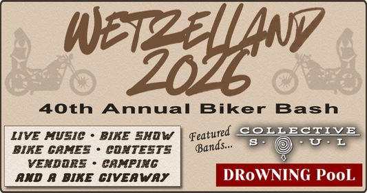 Wetzelland Bike Bash: July 23 - July 26, 2026