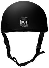 crazy als motorcycle helmet website SOA Smallest Lightest DOT Beanie Flat Black No Peak S