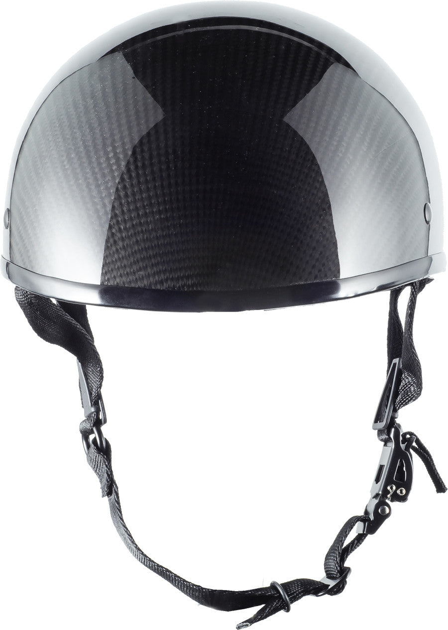 feather motorcycle helmet Genuine Carbon Feather Light gloss no peak XS