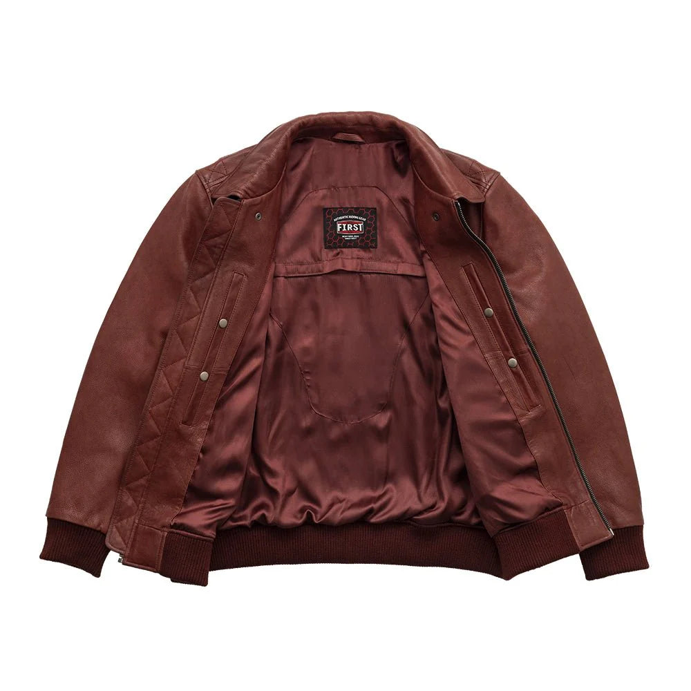 Moto Bomber - Men's Leather Jacket