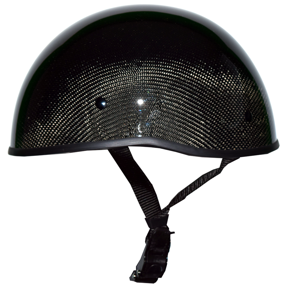 Genuine Carbon Fiber SOA Smallest Lightest DOT Beanie Carbonator Gloss No Peak